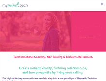 Tablet Screenshot of mymindcoach.com.au